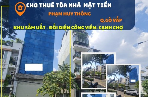 Cho thuê Building Mặt Tiền Phạm Huy Thông 125m2, 4 LẦU, CÓ THANG MÁY